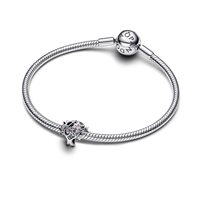 Charm Pandora Donna Nature and Celestial in Argento Cubic Zirconia 794486C01 - 794486C01